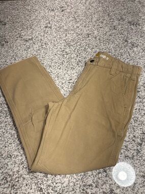 Carhartt Straight Fit Tan Work Pants